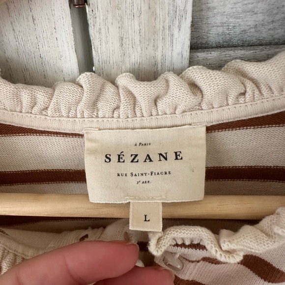 Gaël Marinière Ecru / Camel top - Picture 4 of 4